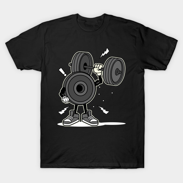 GYM CARTOON T-Shirt by beanbeardy